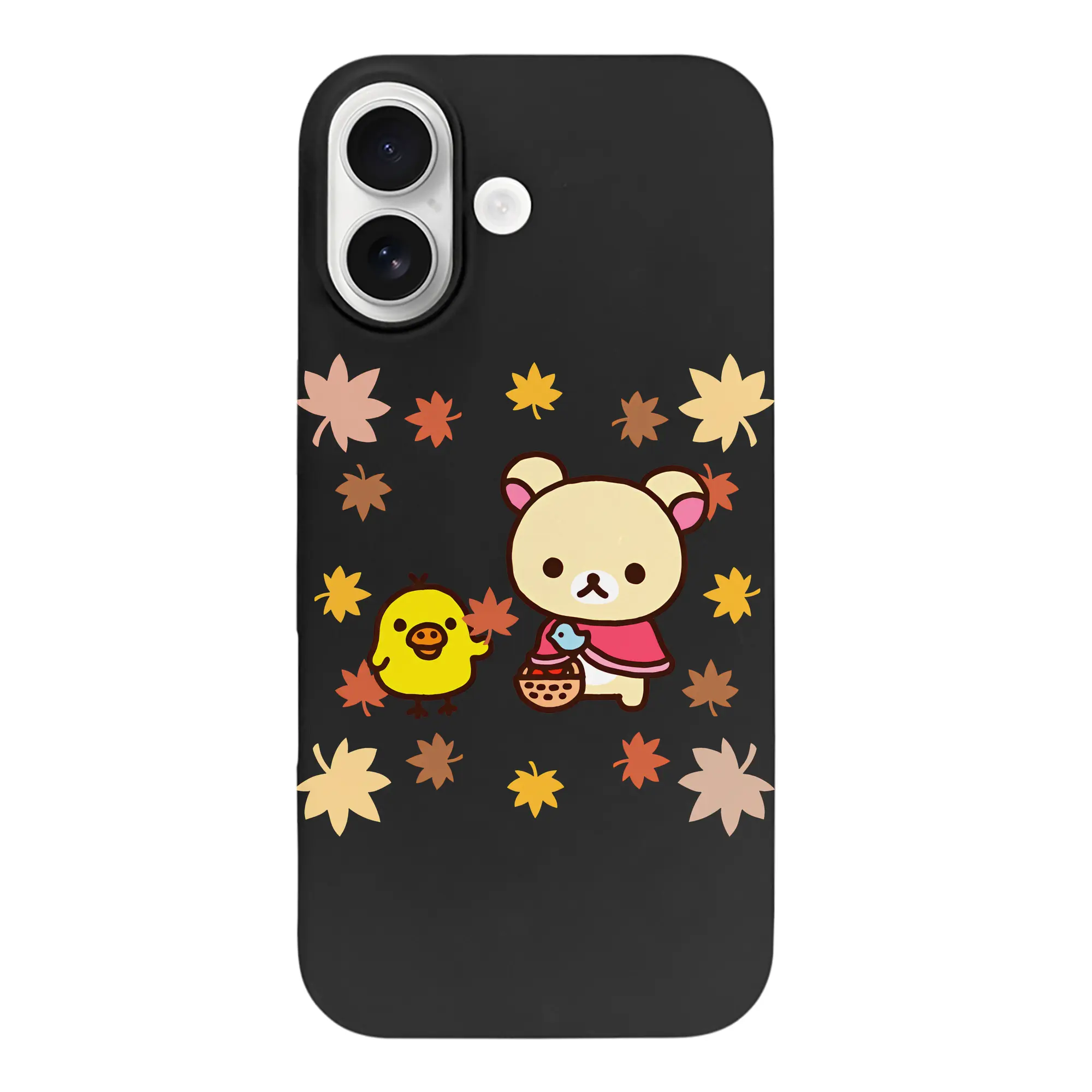 リラックマ (Rilakkuma) グッズ キイロイトリ (Kiiroitori) - iPhone 17 シリーズ シリコンケース 薄型 耐衝撃 指紋防止 ソフトタッチカバー 精密フィット 傷防止 保護ケース iPhone 17/17 Air/17 Pro/17 Pro Max 対応